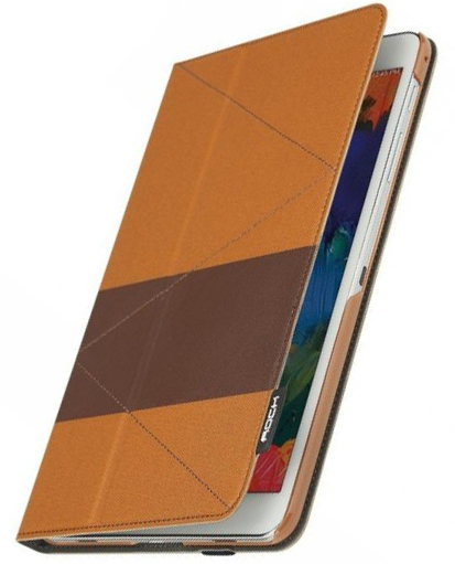 Чехол (книжка) Rock Shuttle Series для Samsung Galaxy Tab Pro 8.4 T320/T321 (Коричневый / Yellow) - ITMag