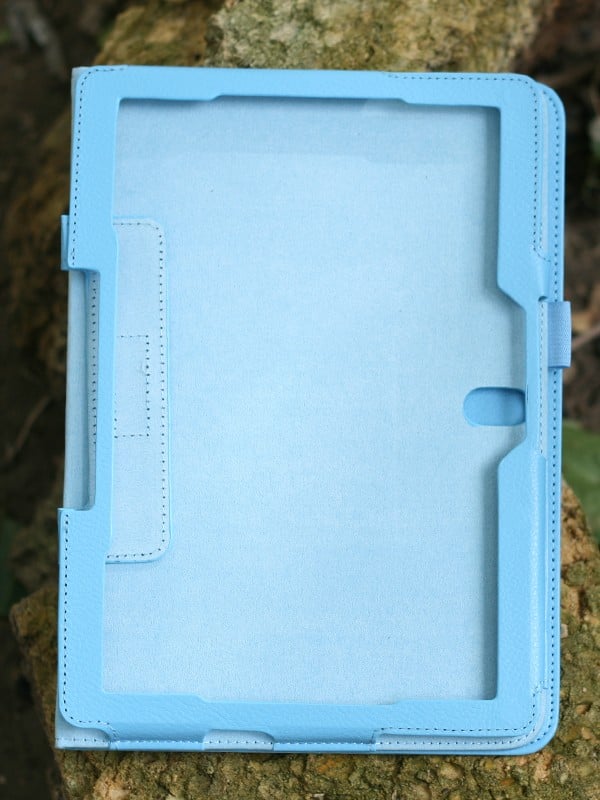 Кожаный чехол-книжка TTX с функцией подставки для Samsung Galaxy Note 10.1(2014) (Голубой) - ITMag