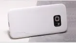 Кожаная накладка Nillkin Victoria Series для Samsung G925F Galaxy S6 Edge (Белый)
