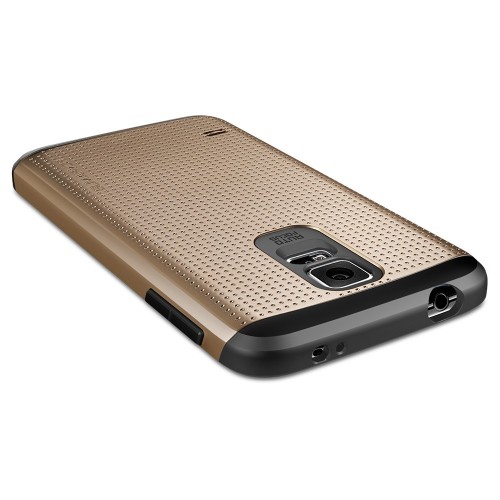 Пластиковая накладка SGP Slim Armor Series для Samsung G900 Galaxy S5 (Золотой / Copper Gold) - ITMag