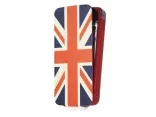 Чехол Nextouch Flag UK для iPhone 5/5S (кожа)