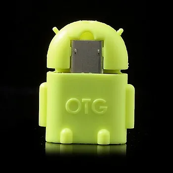 OTG-переходник EGGO microUSB-USB Лимонный - ITMag