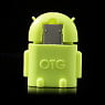 OTG-переходник EGGO microUSB-USB Лимонный - ITMag