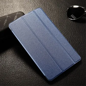 Чехол EGGO Tri-fold Sand-like Smart для Samsung Galaxy Tab S 8.4 T700/T705 (Синий/Blue) - ITMag