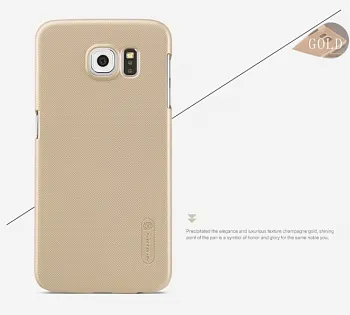Чехол Nillkin Matte для Samsung G920F Galaxy S6 (+ пленка) (Золотой) - ITMag