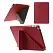 Чохол EGGO для iPad Air 2 Cross Texture Origami Folio Stand - Red - ITMag