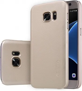 Чехол Nillkin Matte для Samsung G930F Galaxy S7 (+ пленка) (Золотой) - ITMag