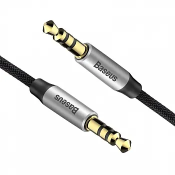 Кабель Baseus AUX-AUX YIVEN Audio Cable M30 50см Black (CAM30-AS1) - ITMag
