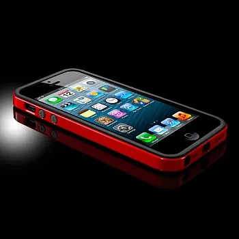 Бампер SGP Neo Hybrid EX Slim Vivid Series для Apple iPhone 5/5S (+ пленка) (Красный / Dante Red) - ITMag