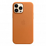 Apple iPhone 13 Pro Max Leather Case with MagSafe - Golden Brown (MM1L3) Copy - ITMag