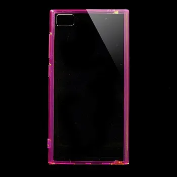 Пластиковая накладка EGGO для Xiaomi MI-3 (Прозрачная/Розовая) - ITMag