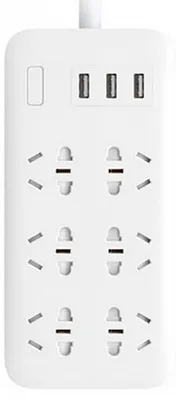 Xiaomi Power Strip Quick Charger 2.0 (6 + 3 USB-port) White (Р29350) - ITMag