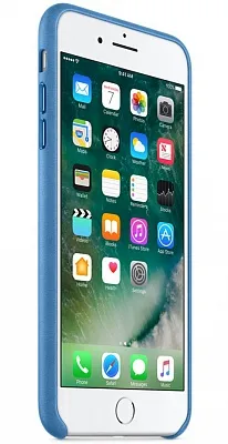 Apple iPhone 7 Plus Leather Case - Sea Blue MMYH2 - ITMag