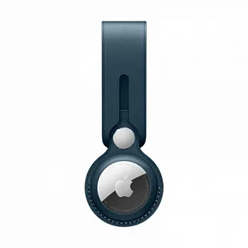 Apple AirTag Leather Loop Baltic Blue copy - ITMag