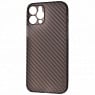 Memumi Carbon Ultra Slim Case (PC) iPhone 12 Pro (dark gray) - ITMag