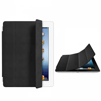 Чехол Smart Cover полиуретановый, черный для iPad 2 / iPad 3 / iPad 4 - ITMag