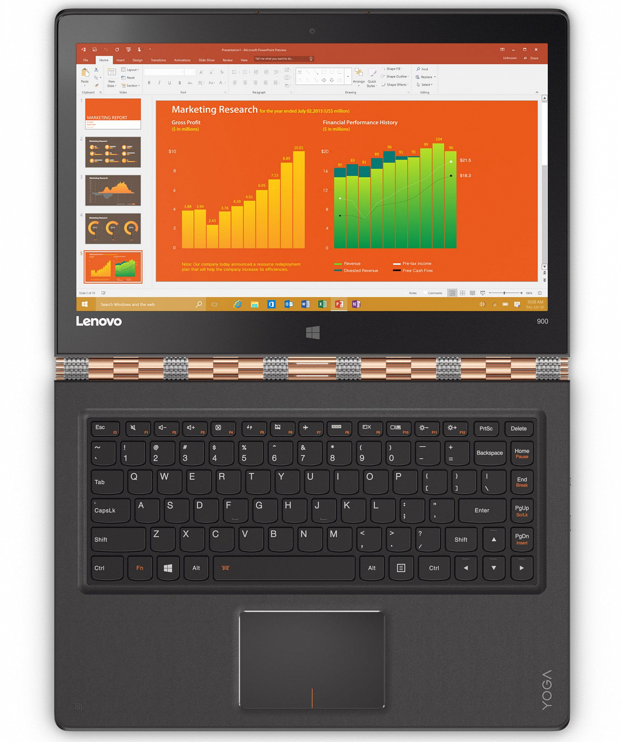 Купить Ноутбук Lenovo Yoga 900-13 (80MK00G6PB) Gold - ITMag