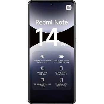 Xiaomi Redmi Note 14 Pro 12/256GB Midnight Black EU - ITMag