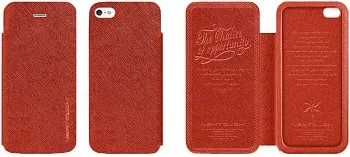 Чехол Nextouch для iPhone 5/5S (кожа, красный) - ITMag