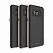 Чохол iPaky TPU + PC для Samsung G955 Galaxy S8 + (Чорний / Срібний) - ITMag