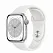 Apple Watch Series 8 GPS 45mm Silver Aluminum Case with White S. Band S/M (MP6P3) - ITMag