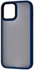 TOTU Shadow Matte Metal Buttons (PC+TPU) iPhone 12 Pro Max (dark blue) - ITMag
