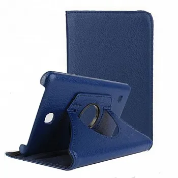 Кожаный чехол-книжка TTX (360 градусов) для Samsung Galaxy Tab 4 7.0 (Синий) - ITMag