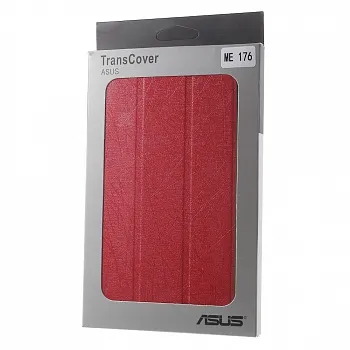 Чехол EGGO Silk Texture Leather Case для Asus Memo Pad 7 ME176 with Tri-fold Stand (Красный/Red) - ITMag