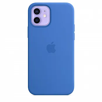 Apple iPhone 12 Pro Max Silicone Case with MagSafe - Capri Blue (MK043) Copy - ITMag