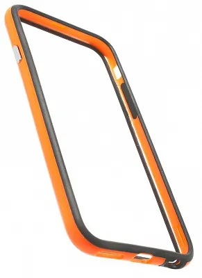 TPU бампер EGGO для iPhone 6/6S - Black / Orange - ITMag