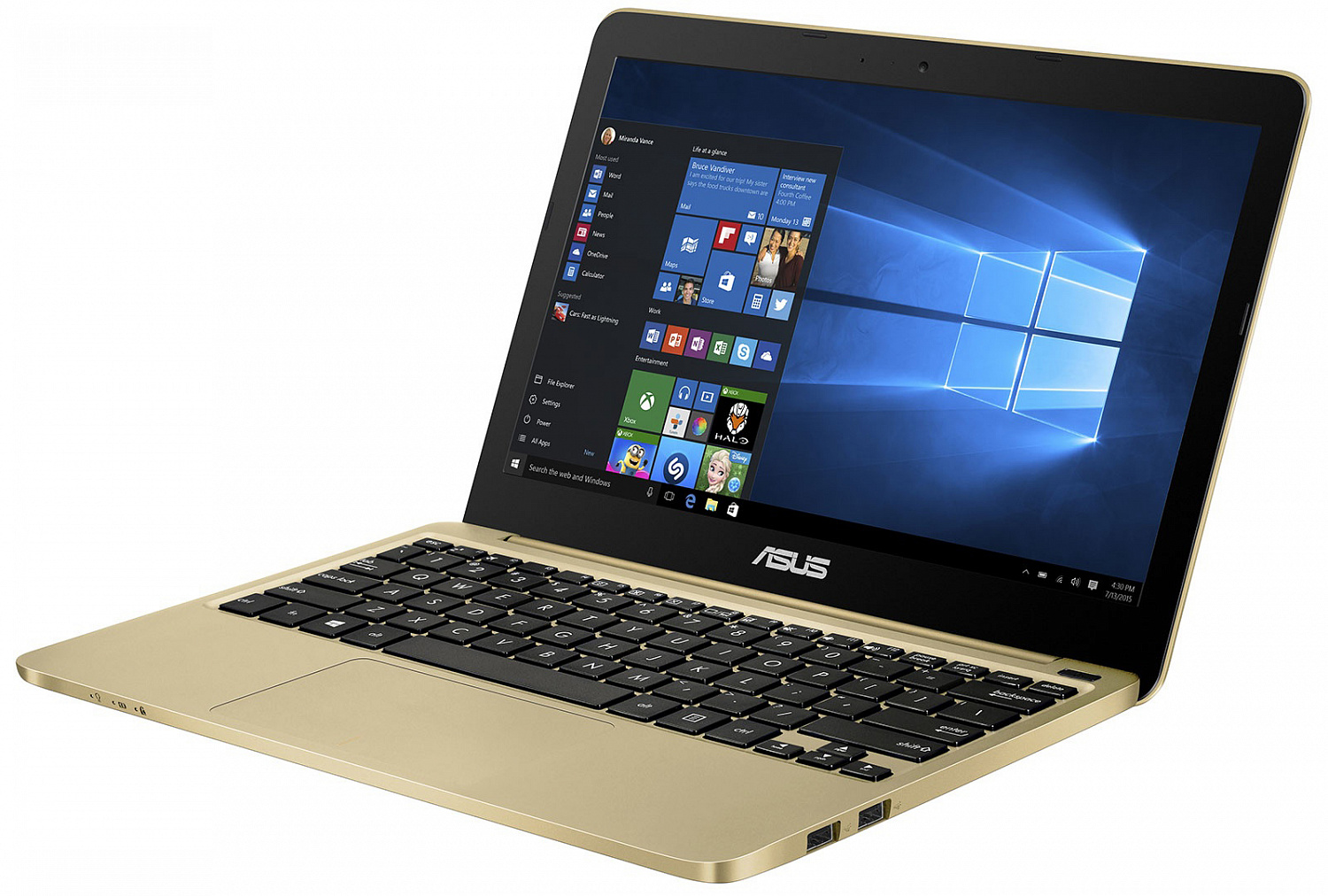 Купить Ноутбук ASUS EeeBook X205TA (X205TA-BING-FD027BS) Gold - ITMag