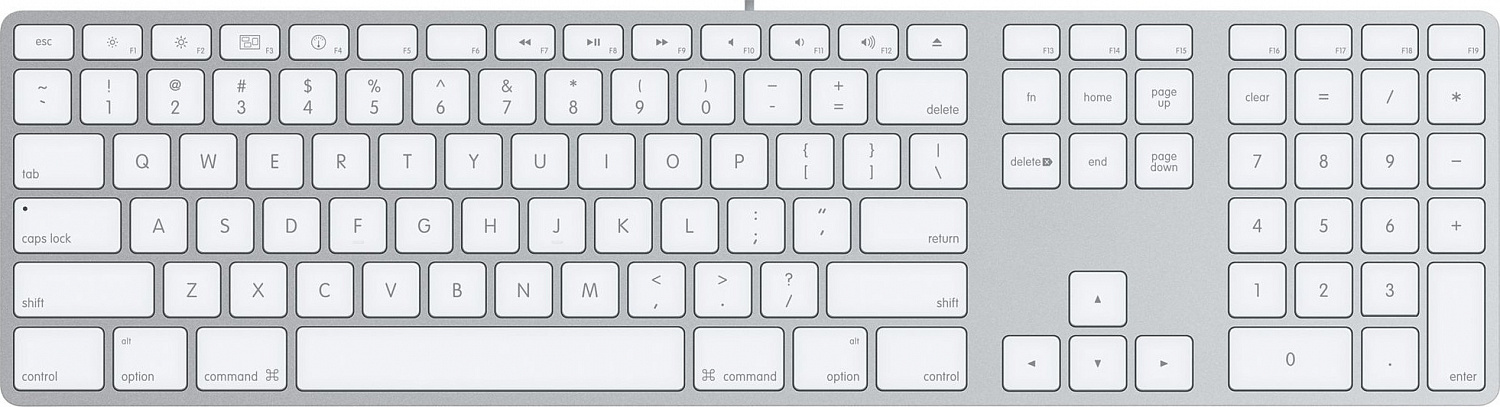 Apple Keyboard Aluminium (MB110) - ITMag