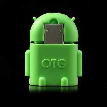 OTG-переходник EGGO microUSB-USB Зеленый - ITMag