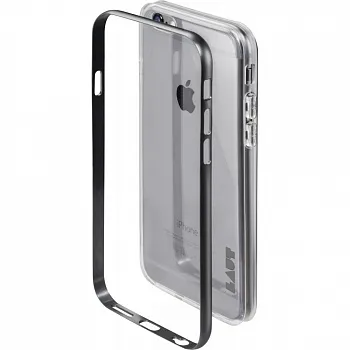 Бампер LAUT EXO-FRAME Aluminium bampers для iPhone 6/6S - Silver (LAUT_IP6_EX_SL) - ITMag