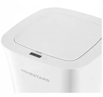 Ninestars Waterproof Induction Trash White (DZT-10-11S) - ITMag