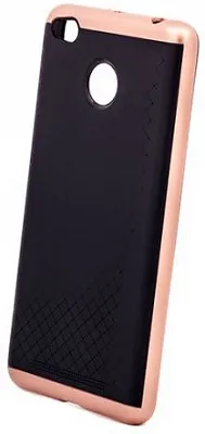Чехол iPaky TPU+PC для Xiaomi Redmi 3 Pro / Redmi 3s (Черный / Rose Gold) - ITMag
