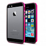 Бампер SGP Neo Hybrid EX Slim Vivid Series для Apple iPhone 5/5S (+ пленка) (Розовый / Hot Pink) - ITMag