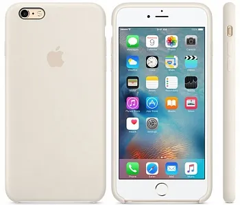 Apple iPhone 6s Plus Silicone Case - Antique White MLD22 - ITMag