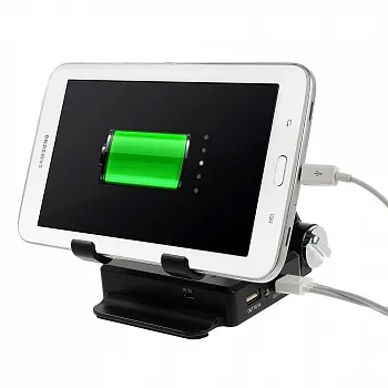 Подставка EGGO с внешней батарей 9000mAh Dual-USB 2.1A для iPhone/iPad/Samsung/HTC - ITMag