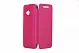 Кожаный чехол (книжка) ROCK Big City для HTC One DUAL 802w (Розовый / Rose red) - ITMag