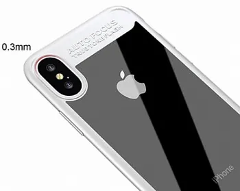 TPU чехол Baseus Suthin Case для Apple iPhone X (5.8") (Белый) (ARAPIPHX-SB02) - ITMag