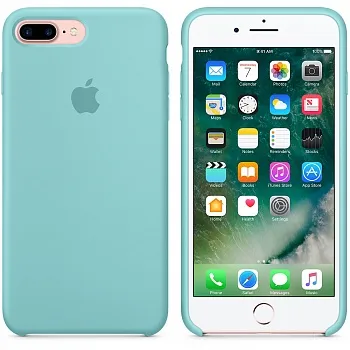 Apple iPhone 7 Plus Silicone Case - Sea Blue MMQY2 - ITMag