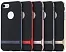 TPU+PC чохол Rock Royce Series для Apple iPhone 7 plus (5.5") (Чорний / Червоний) - ITMag