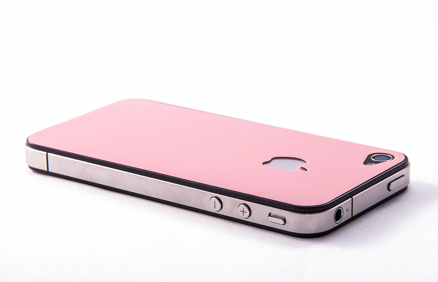 Пленка защитная EGGO iPhone 4/4S Crystalcover pink BackSide (розовая, перламутровая) - ITMag