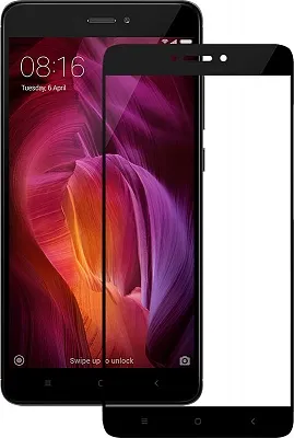 Защитное стекло EGGO на весь экран для Xiaomi Redmi 4x (Черное) - ITMag