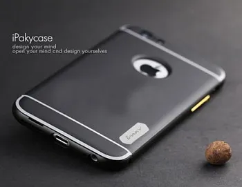 Чехол iPaky Metal Frame Series для Apple iPhone 6/6s (4.7") (Черный) - ITMag