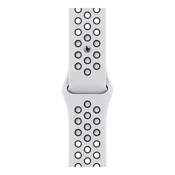 Apple Watch Nike Series 7 GPS 41mm Starlight Aluminum Case w. Pure Platinum/Black Nike Sport Band (MKN33) - ITMag