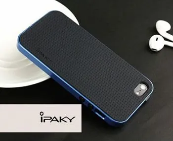 Чехол iPaky TPU+PC для Apple iPhone 5/5S/SE (Синий) - ITMag