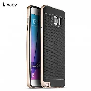 Чехол iPaky TPU+PC для Samsung G950 Galaxy S8 (Черный / Золотой) - ITMag