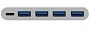 Macally USB трьох портовий USB 3.1 / 3.0 c зарядним USB-C портом (UC3HUB4C) - ITMag